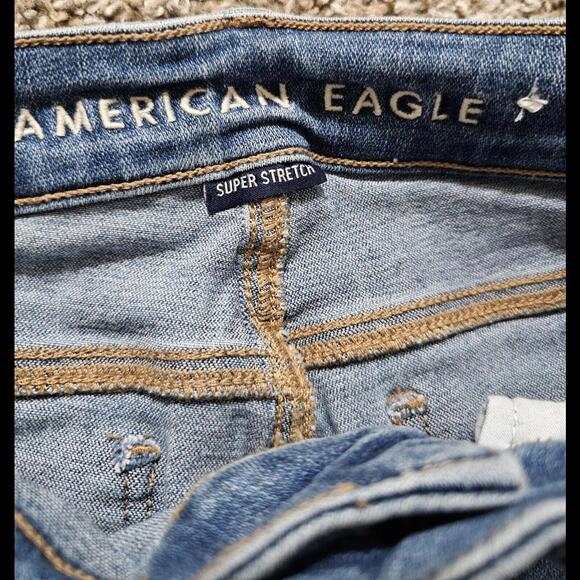American Eagle Jeans Womens Size 0 Regular Super Stretch - Picture 4 of 9